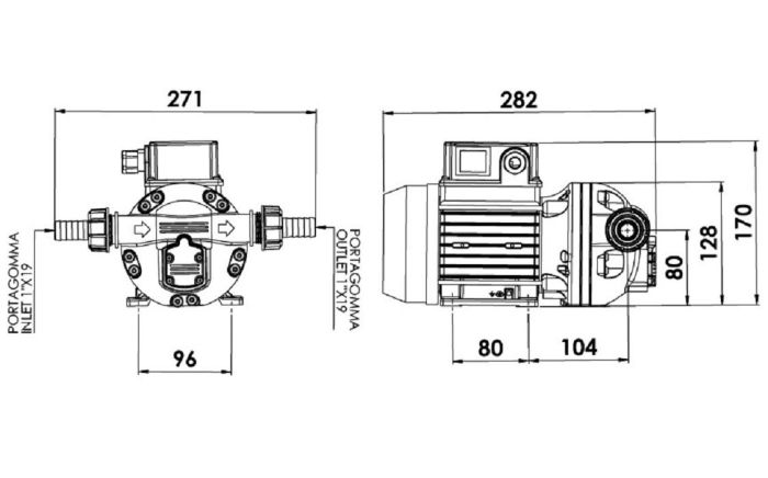 Насос для мочевины 220 в Adam Pumps X-blue 230V XB400200