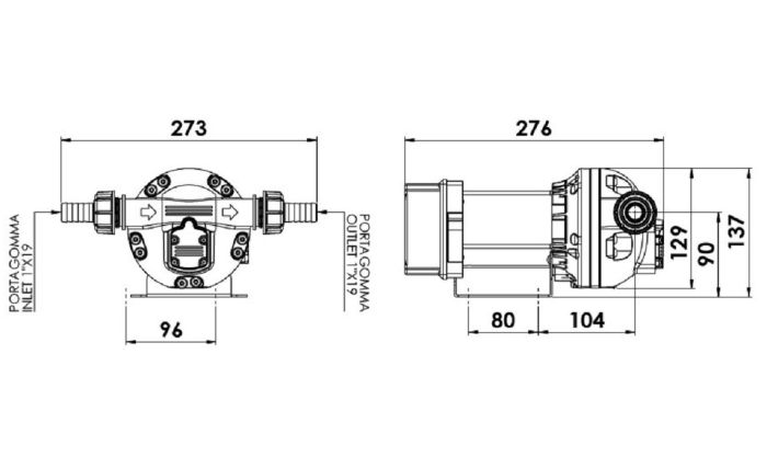 Насос для мочевины 24 в Adam Pumps MP 24