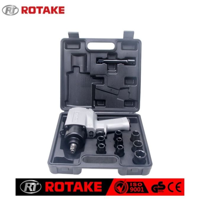 Пневмогайковерт 1/2" 720Нм Rotake RT-5270K (с набором головок)