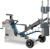 Выпрессовщик шкворней 75 тонн гидравлический шкворнедав для грузовиков на тележке Хорекс Авто BP 65-215/275