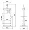 Пресс максимальное развиваемое усилие – 30 тонн, Двухскоростной гидравлический насос с ручным приводом, Встроенный в насос предохранительный клапан для защиты от перегрузок, Комбинированный (сварка+крепеж) корпус рамы напольного типа
