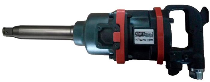 Пневмогайковерт 1" 2800Нм KraftWell KRW2800IW (с длинным валом)