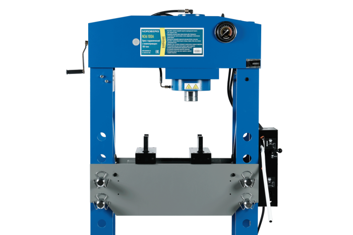 Гидравлический пресс для сто 100 тонн Nordberg N36100A ножной и пневмопривод