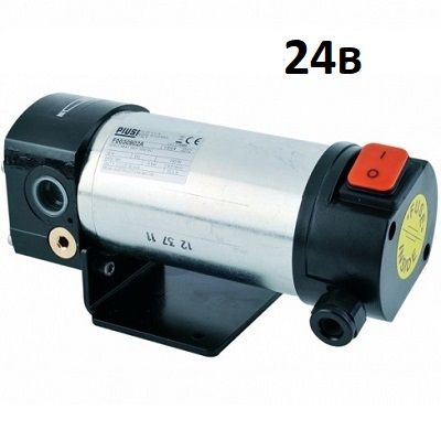 Viscomat DC 60/1 24V  - Шестеренный насос для масла вязкостью до 2000 сСт, 4 л/м, до 5 бар, Италия