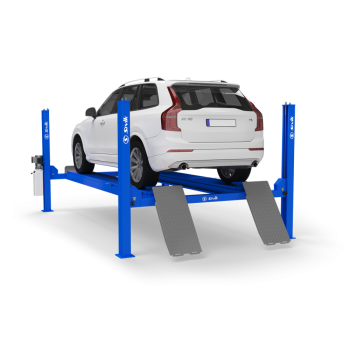 Четырехстоечный подъемник электрогидравлический 5т 380В для сход-развала Sivik ПГА-5000/4 с траверсой