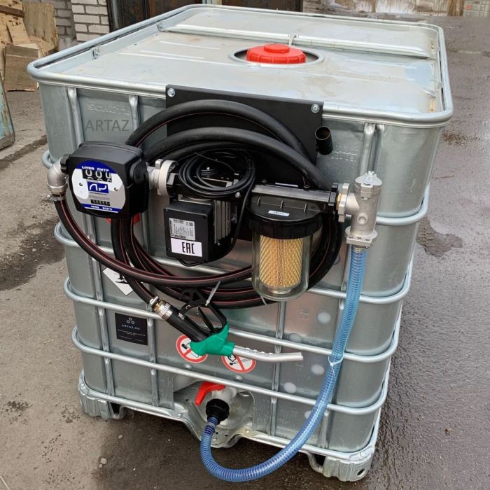 Мини АЗС 220V ДТ с сепаратором и фильтром ARTAZ