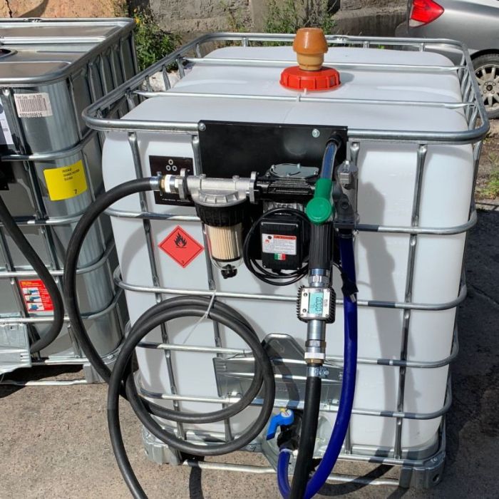 Мини АЗС для дизельного топлива 220v 70 л/м с сепаратором и фильтрами Artaz AD1000sepr