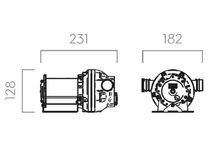 SuzzaraBlue 12V - Электрический насос для мочевины, 35 л/м, Италия