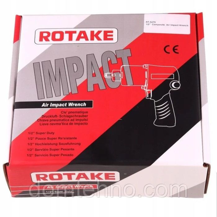 Пневмогайковерт 1/2" 800Нм Rotake RT-5233