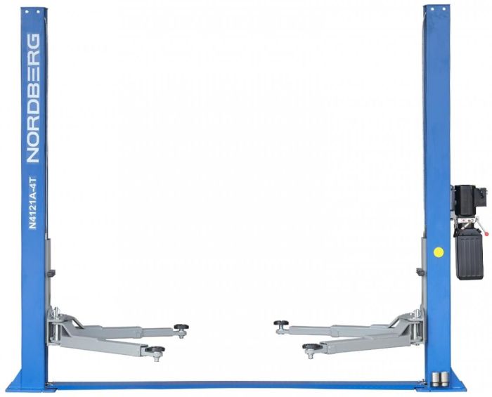 Подъемник двухстоечный 4т 380В электрогидравлический с нижней синхронизацией Nordberg N4121A-4T 380V с проставками