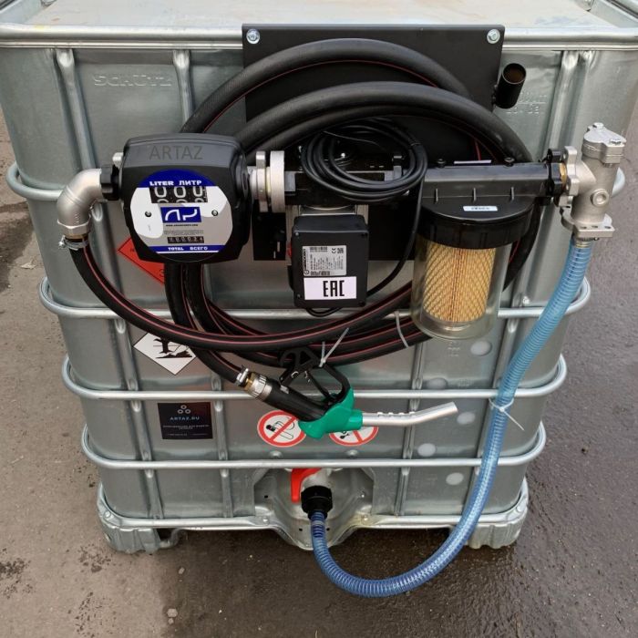 Мини АЗС 220V ДТ с сепаратором и фильтром ARTAZ