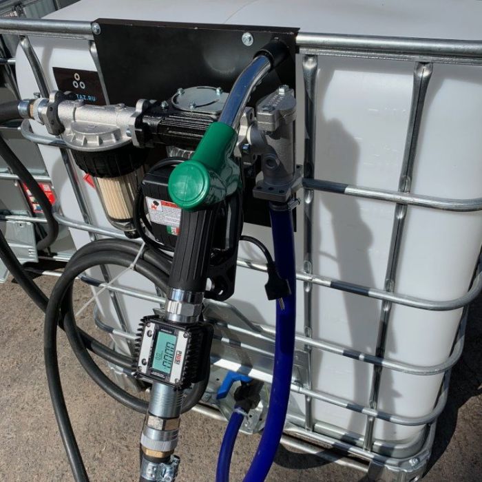 Мини АЗС для дизельного топлива 220v 70 л/м с сепаратором и фильтрами Artaz AD1000sepr