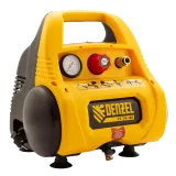 Поршневой компрессор 6 л, 180 л/м, 220В, 1.1 кВт, ременной, безмасляный DENZEL РС 1/6-180 повышенного давления