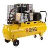 Поршневой компрессор 100 л, 690 л/м, 400В, 4 кВт, коаксиальный (прямой), масляный DENZEL BCI4000-T/100