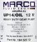 Низковольтный шестеренный насос Marco UP14/OIL 12В 16452012