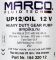 Низковольтный шестеренный насос Marco UP12/OIL 12В 16432012