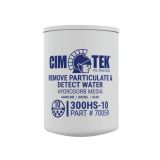Фильтр тонкой очистки топлива 300-HS-II-10 (10 мкрн, до 50 л/мин, CIM-TEK, с водопоглощением