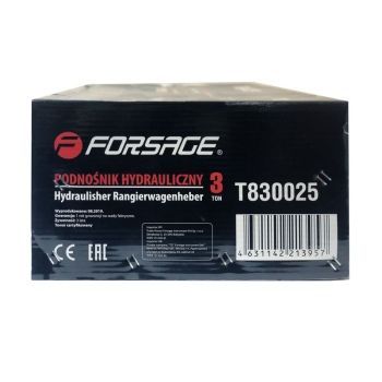 Подкатной гидравлический домкрат до 3 тонн, 130-465мм Forsage F-RF830025