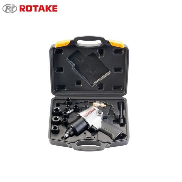 Пневмогайковерт 1/2" 680Нм Rotake RT-5268K (с набором головок)