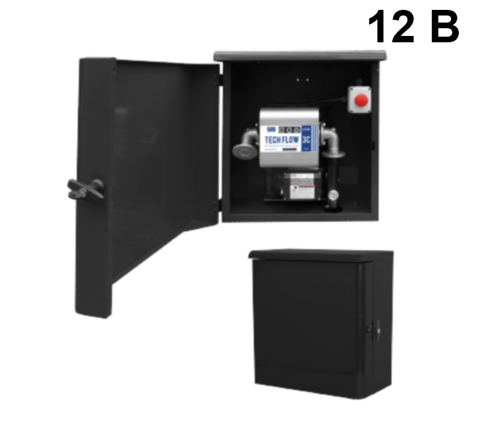 Заправочный модуль для ДТ 12V в ящике Armadillo 60 л/м, мех счетчик, Италия