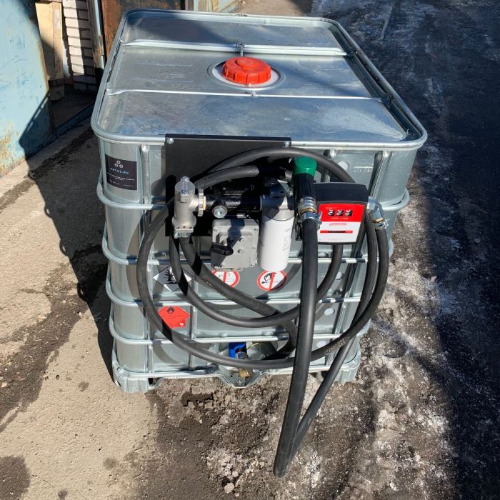 Мини АЗС для бензина 220V фильтр, сепаратор, счетчик, автомат. пистолет