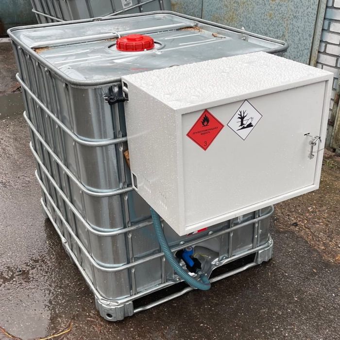 Мини АЗС для ДТ 220V в ящике с автоматическим пистолетом ARTAZ653T