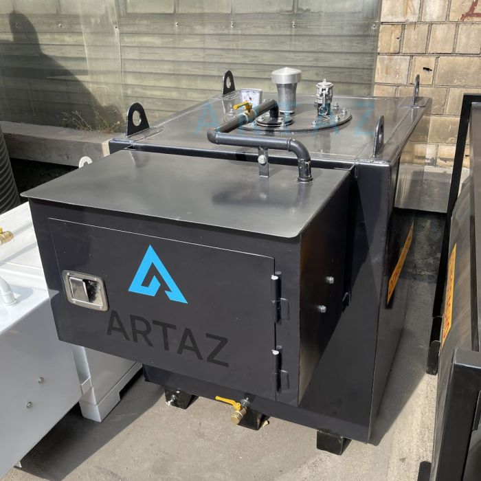 Мини АЗС для ДТ металлическая, 1000 L, 24V, счетчик, фильтр Artaz Lynx