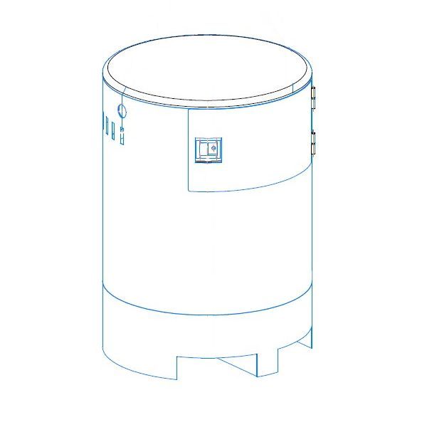 Мини АЗС для ДТ металлическая 12V, счетчик, фильтр Artaz Sphinx