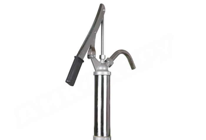 Насос ручной поршневой бочковой для ДТ, бензина и масла 25 л/мин, Piston Hand pump F0034900A, сталь, телескопическая трубка 880 мм