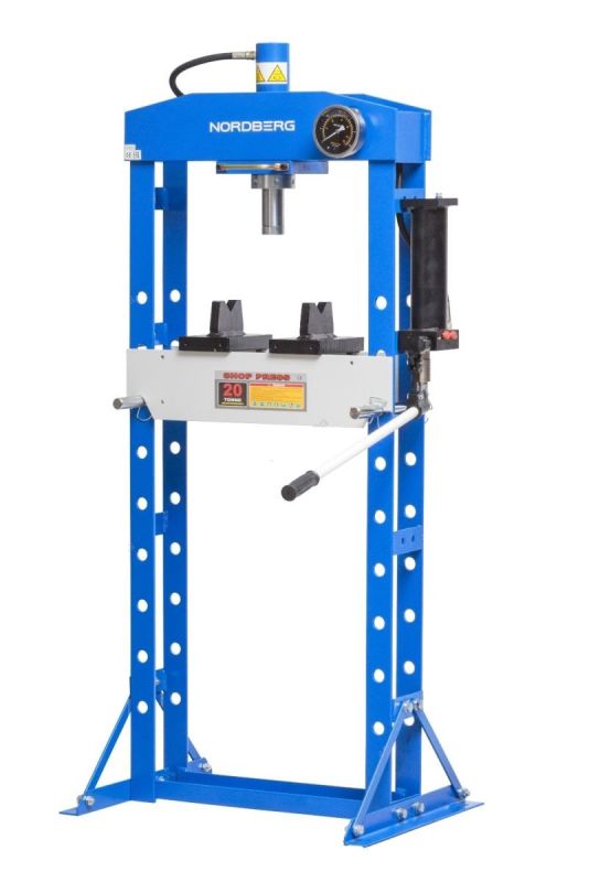 Гидравлический пресс для гаража 20 тонн Nordberg N3620 ручной привод