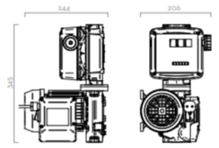 Drum EX50 K33 12V DC ATEX - Бочковой комплект для бензина (мех. пист., мех. счет.), 50 л/м, Италия