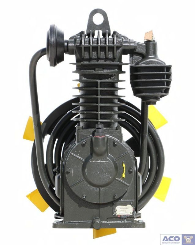 Блок поршневой С-415М АСО Бежецк 940 л/мин для компрессора, 5.5 кВт 10 бар (С415М.01.00.000-06), масляный