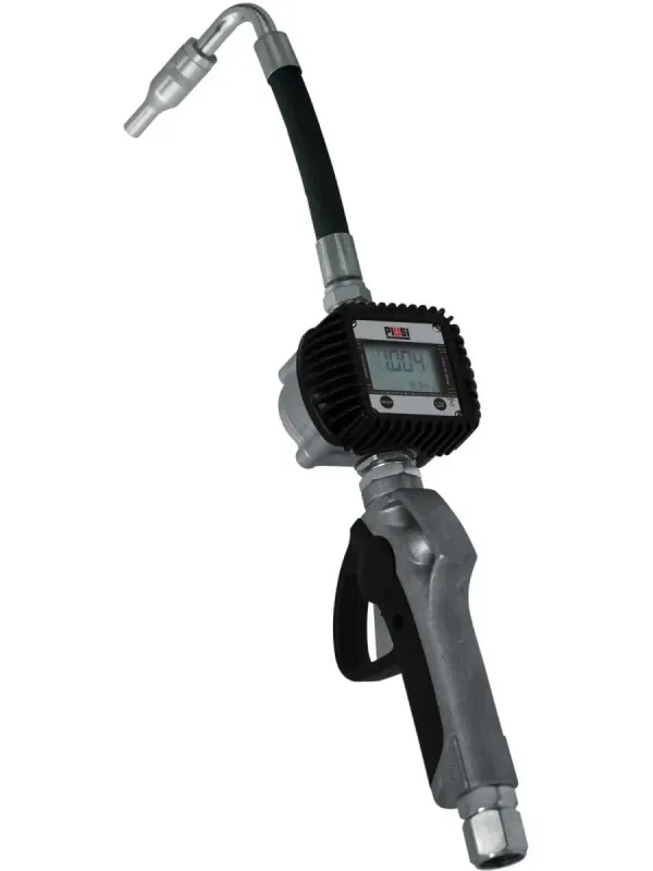 Пистолет раздаточный ручной для масла, 30 л/мин, с эл. счетчиком К400, с гибким носиком, Piusi 00097600A