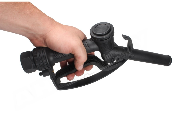 Пистолет раздаточный ручной для ДТ/масла/воды, 80 л/мин, Piusi PLASTIC NOZZLE BLACK W/SWIVEL 1” BSP F0063000A
