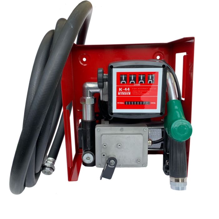 Комплект заправочный для бензина VOTEX 50/12 BASE (Metal base+VOTEX 12V + мех. счетчик K44V), без аксессуаров, Китай
