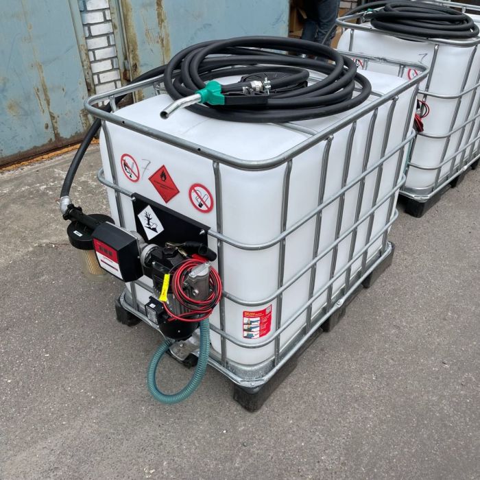 Мини АЗС для ДТ 12V 640L cепаратор 80 л/м