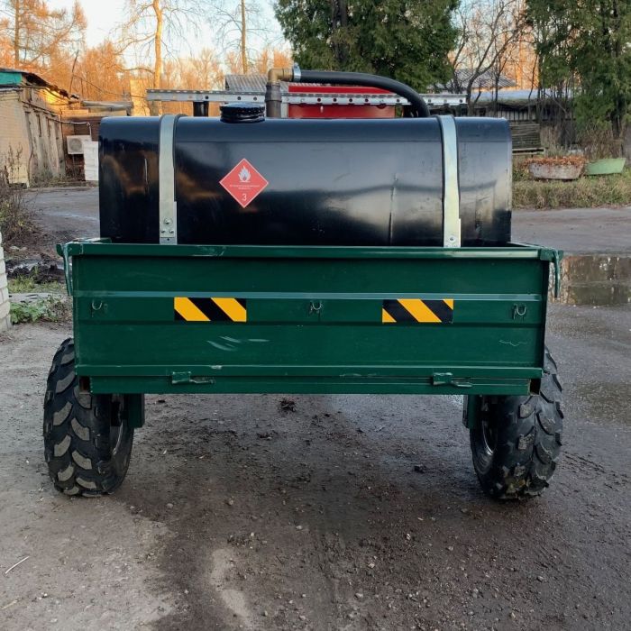 Мини АЗС для бензина 300 литров 12v на прицепе Артаз benz12v_pr