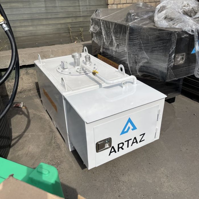 Мини АЗС для ДТ металлическая 220V, 500 L, счетчик, фильтр Artaz Serval