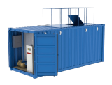 Мини АЗС в морском контейнере металлическая 5 м3
