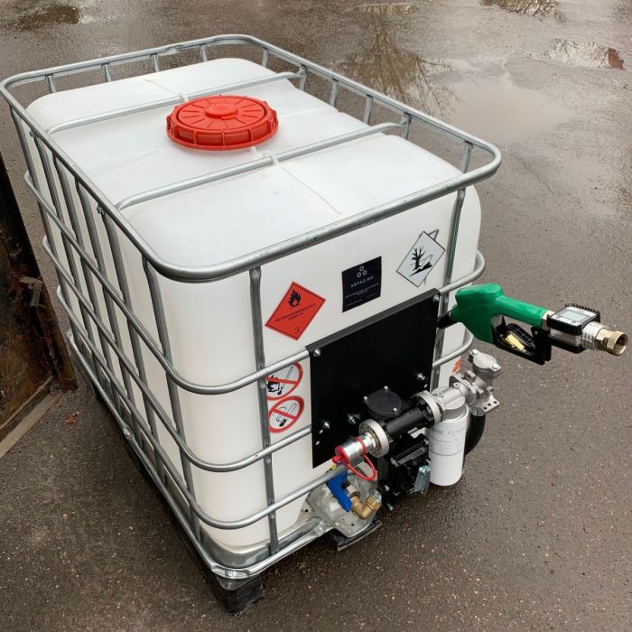 Мини АЗС для бензина 12V 640L с сепаратором и эл. счетчиком