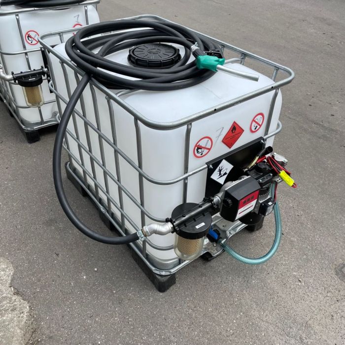 Мини АЗС для ДТ 12V 640L cепаратор 80 л/м