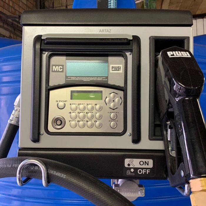 Мини АЗС для ДТ 3 куба 220v с отпуском по картам Artaz MCV3000A