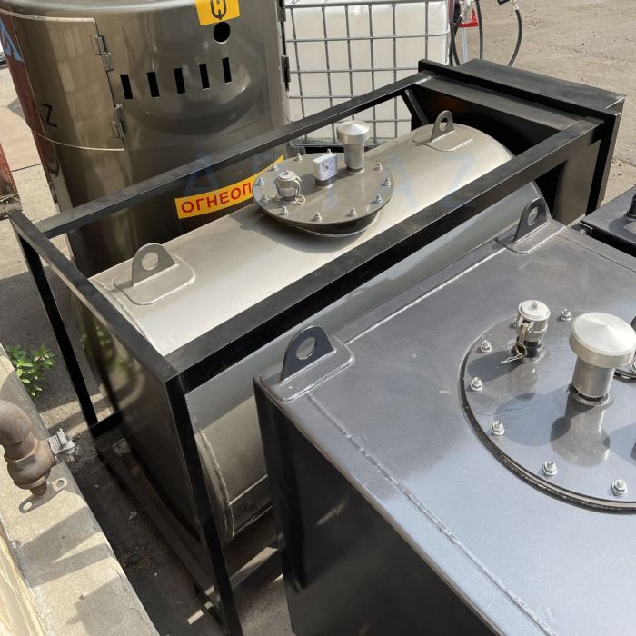 Мини АЗС для бензина металлическая 220V, счетчик, фильтр Artaz Irbis