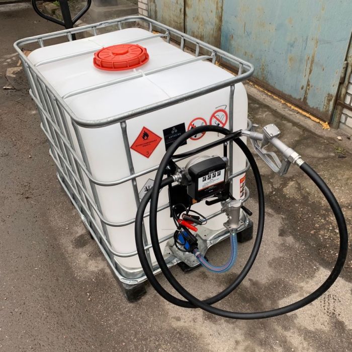 Мини АЗС для ДТ 12v 640L с фильтром