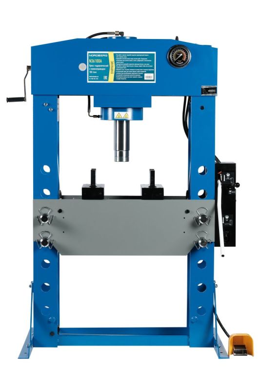 Гидравлический пресс для сто 100 тонн Nordberg N36100A ножной и пневмопривод