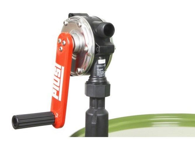 Насос ручной роторный бочковой для ДТ и масла, 38 л/мин, Kit Piusi hand pump 2 BSP with hose F00332520, нержавейка, рукав 3 м