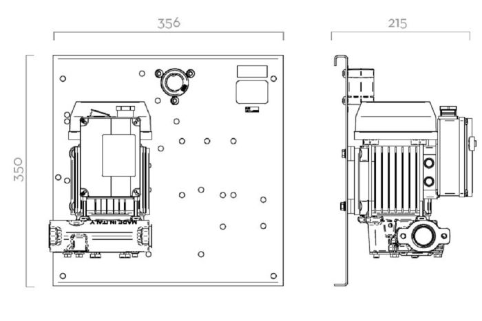 ST Panther 56 A60 - Перекачивающая станция для ДТ на пластине (авт. пист.), 56 л/м, Италия