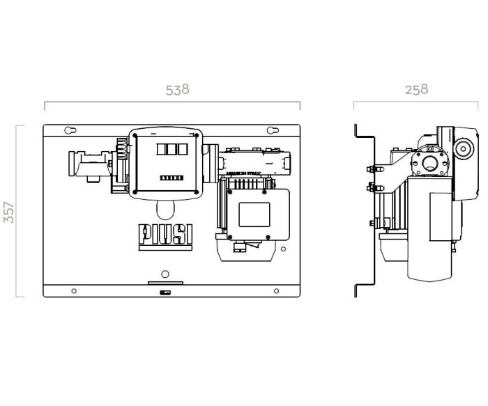 Заправочный комплект для дизеля 220 в Piusi ST Panther 72 Filter А60 F00265F0A