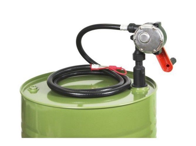 Насос ручной роторный бочковой для ДТ и масла, 38 л/мин, Kit Piusi hand pump 2 BSP with hose F00332520, нержавейка, рукав 3 м