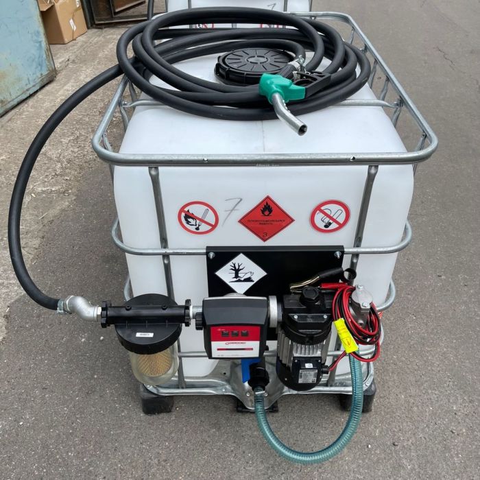 Мини АЗС для ДТ 12V 640L cепаратор 80 л/м